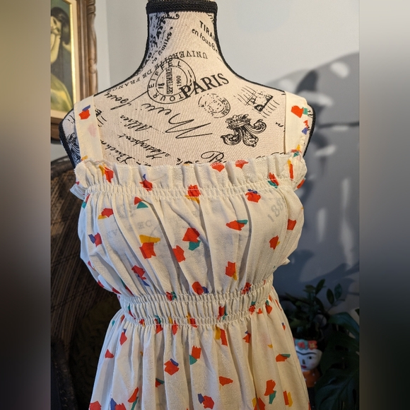 1970s Vintage Sheer Sundress - Picture 2 of 7